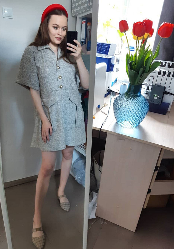 Платье, вдохновленное показом Шанель весна-лето 2019 от Dasha_Sineva