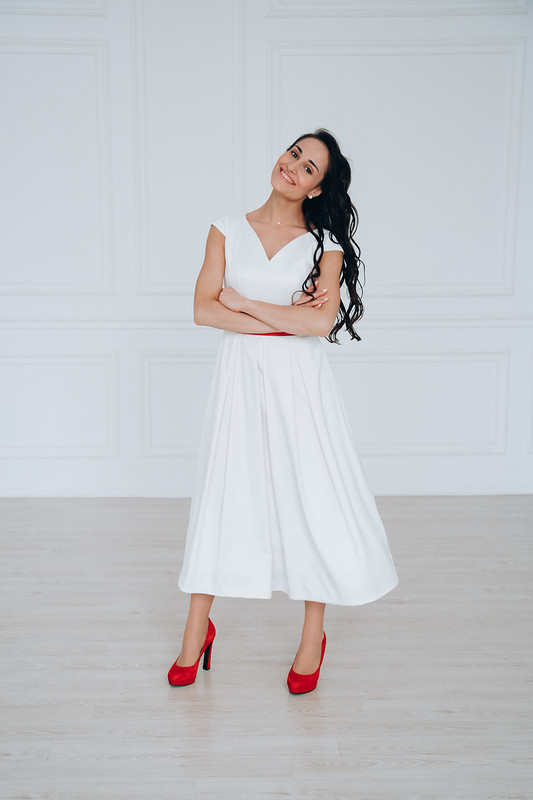 Платье для невесты в стиле минимализм от Olga_2021
