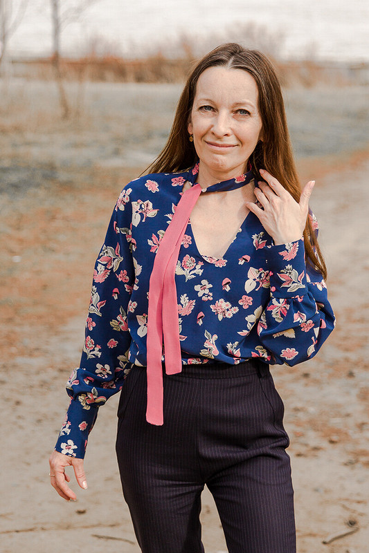 Блузка с завязками от marn