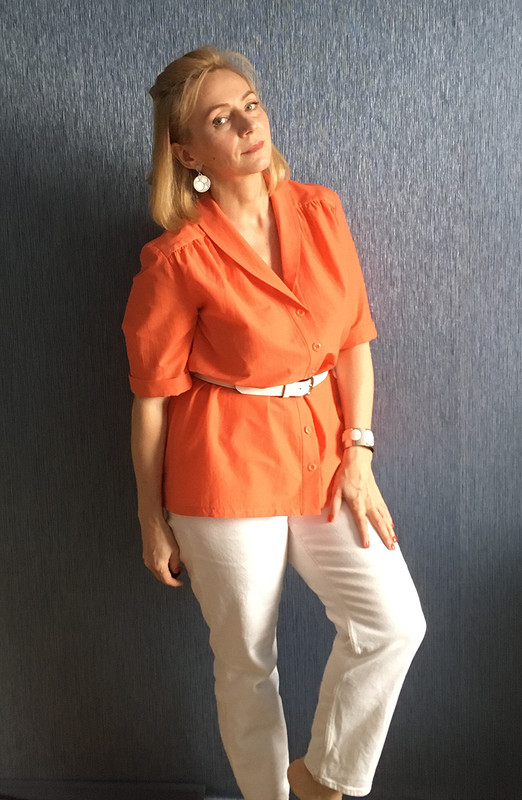 Оранжевая рубашка от SvetlanaNaumova