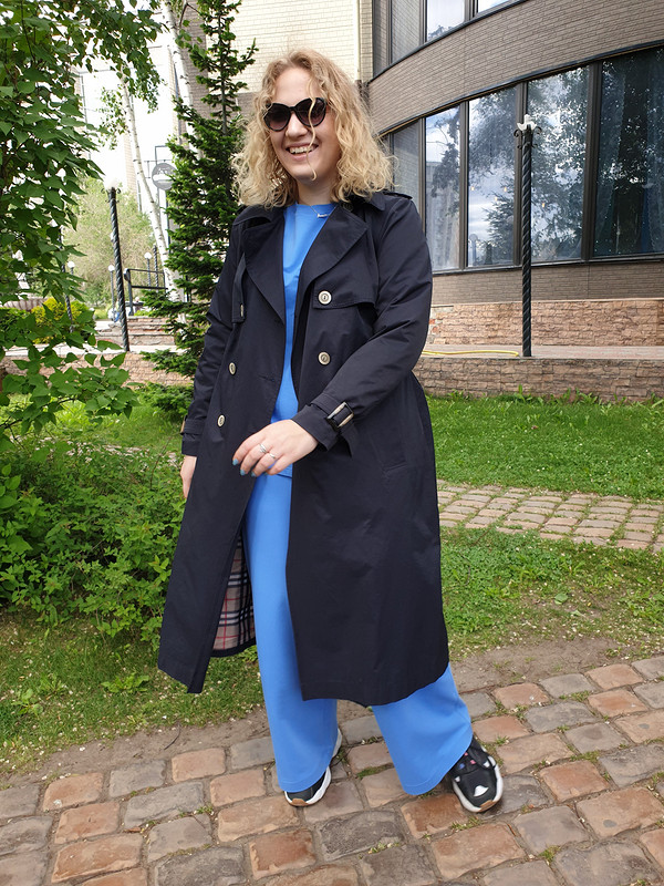 Весенне-летний костюм из голубого футера 2-х нитки от Nstjur