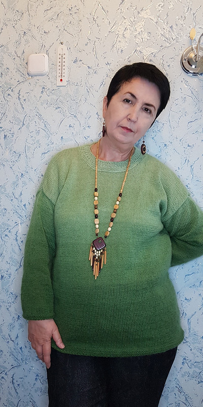 С Днем вязания! Привет из Адыгеи! Пуловер, жилет и кардиган от SiyukhovaAminet