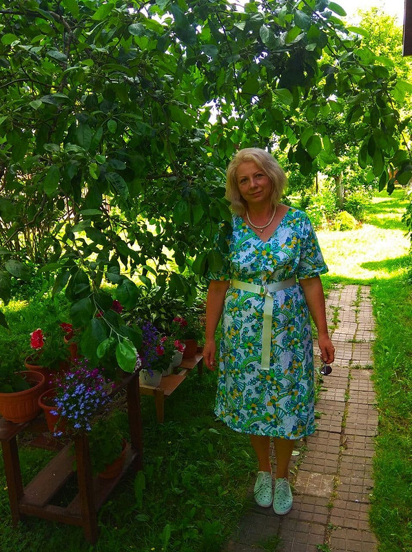 Платье - Какое все зеленое, какое все красивое... от MKuvshinka