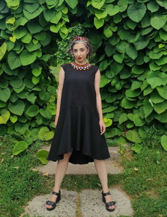 Черное платье на лето от Garpia
