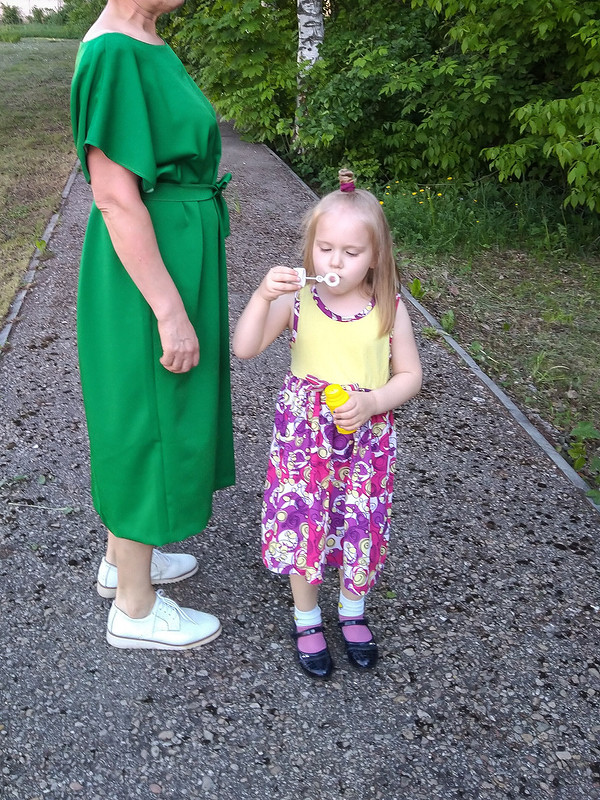 Платье для летних прогулок «Сочный зелёный» от Clean_Silence