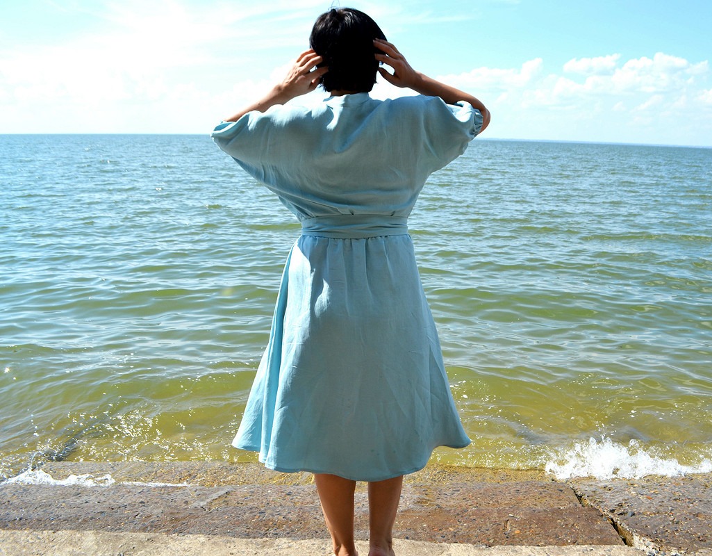 Голубое платье от Любаева Светлана