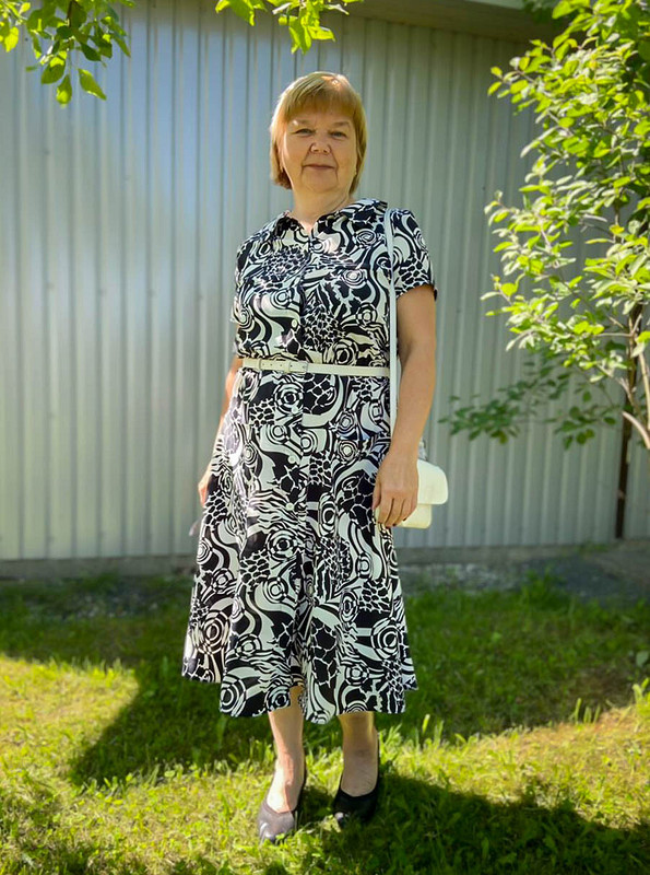 И снова платье-рубашка - вариант для жаркого лета... от Елена  arvovna