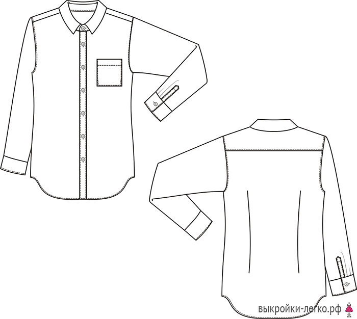3 варианта мужской рубашки от Олеся Филиппова