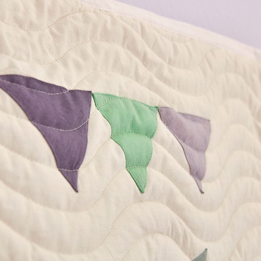 Яркие стёганые коврики-одеяла с геометрическими узорами: рукодельный instagram недели
