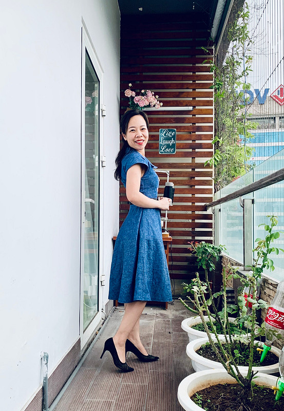Платье «Denim dress» от Binh Ngo
