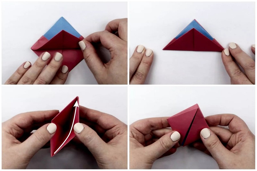 Работа с бумагой. Оригами. Волшебный лист бумаги (игрушка из бумажного листа)