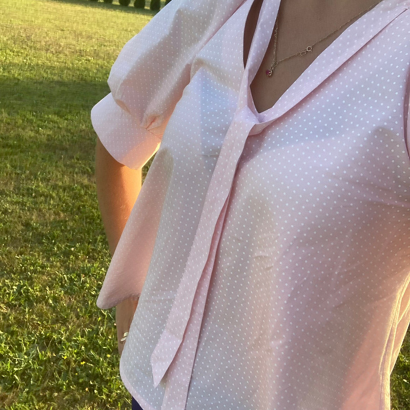Блузка «Pink airy blouse» от KristineKrumina