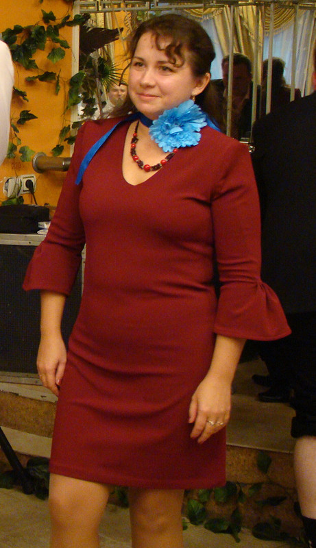 Бордовое платье от Nysya