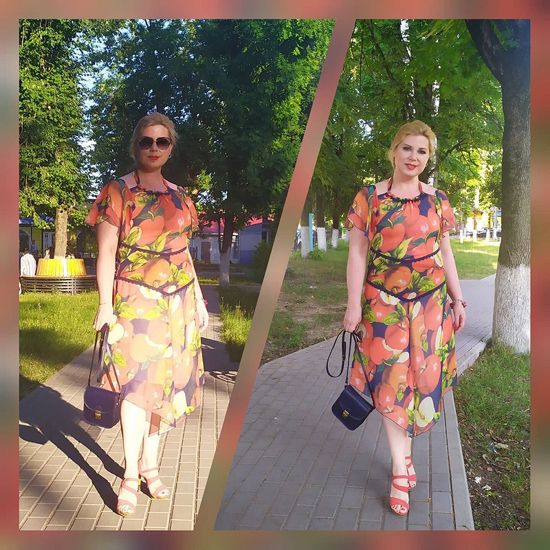 Платье «Райские Яблоки» с принтом Dolce &Gabbana от MarSel