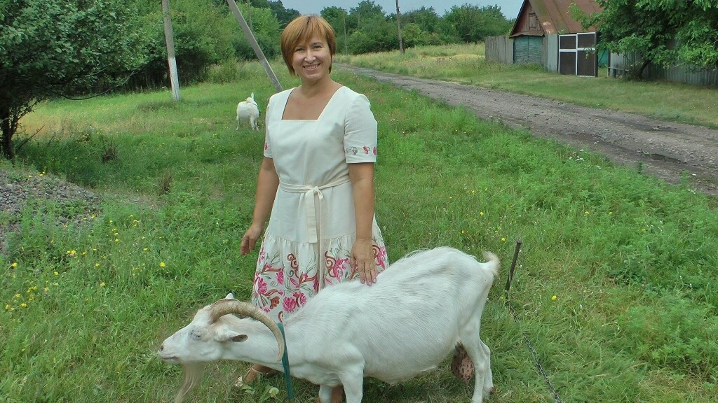 Платье в деревенском стиле от OlgaOlenka