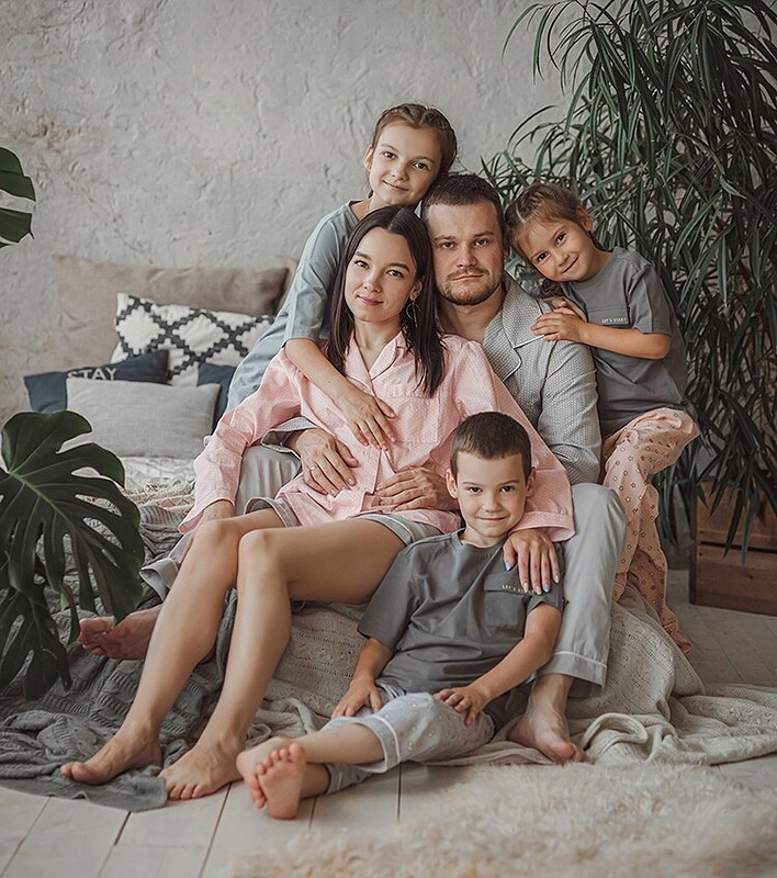 Family look или пижамы, пижамы от Ксения Огнева