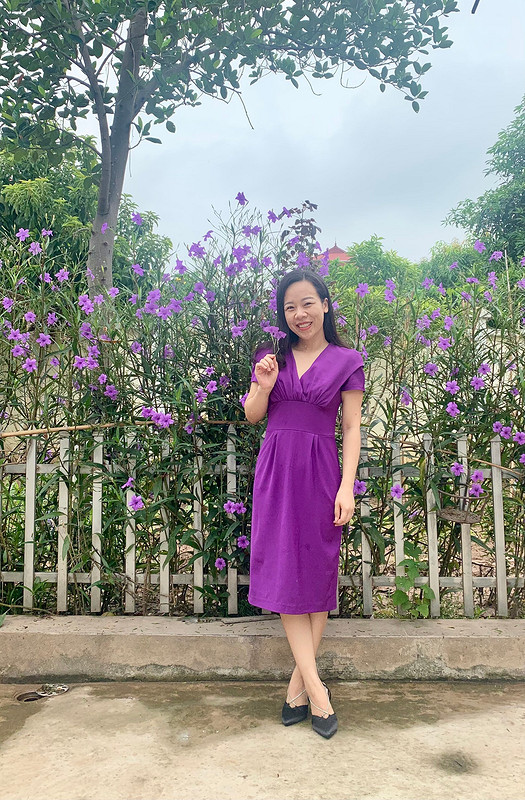 Платье «Lost in purple love» от Binh Ngo