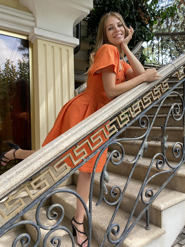 Платье «Оранжевое лето» от Азалия