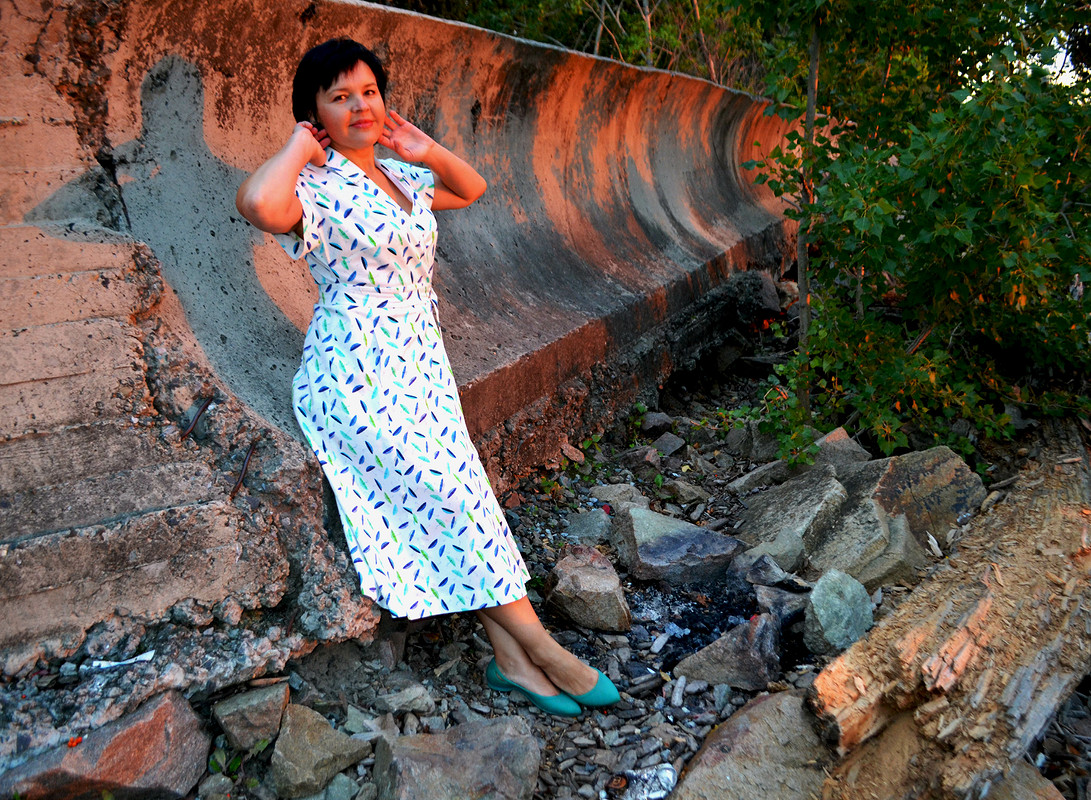 Платье с зонтиками от Любаева Светлана