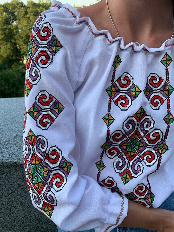 Блузка «На стиле в вышиванке» от OlenaMartynova