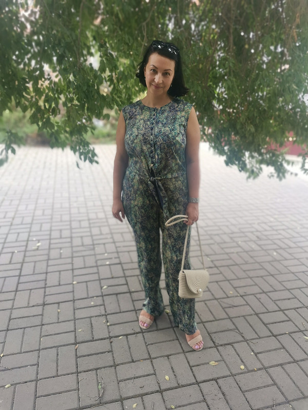 Костюм из вискозного шёлка: блузка и брюки от Olga553