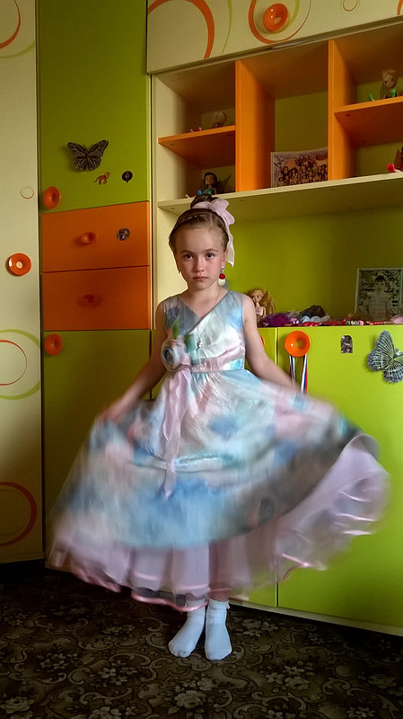 Платье для внучки на выпускной в детский сад от truftatyana62