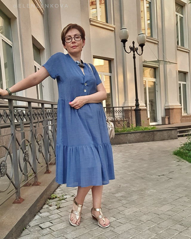 Платье «ретро-лиф + ярусы» от Елена Ленкова
