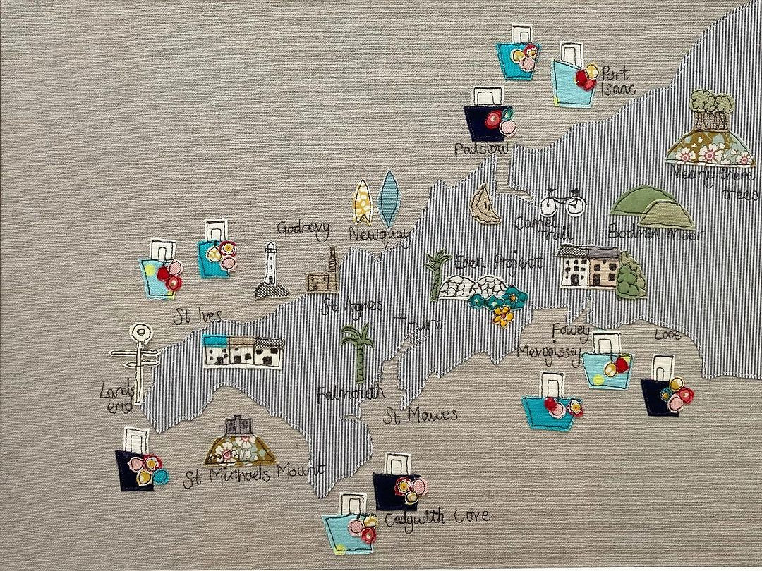 Текстильные аппликации, вдохновлённые морем: рукодельный instagram недели