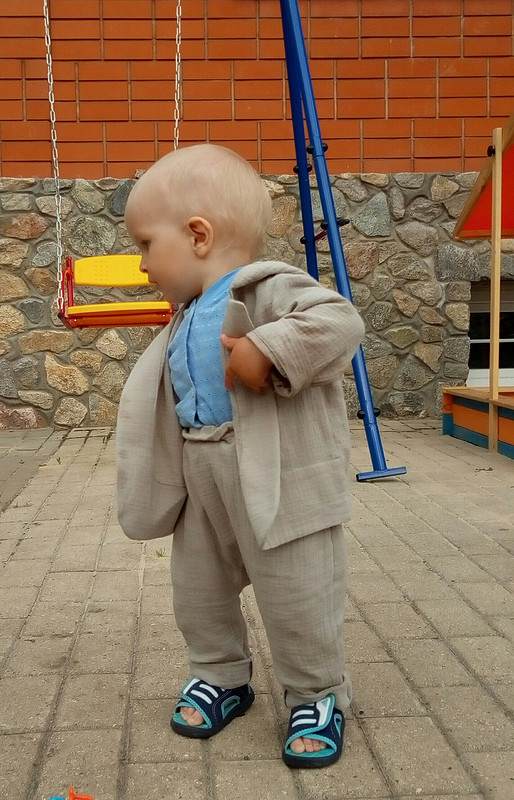Штанишки и рубашка «Муслин для младенца» от Оксана Сыса СОК 