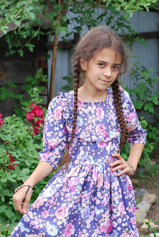 Платье для девочки. Единение с природой от ValentinaV