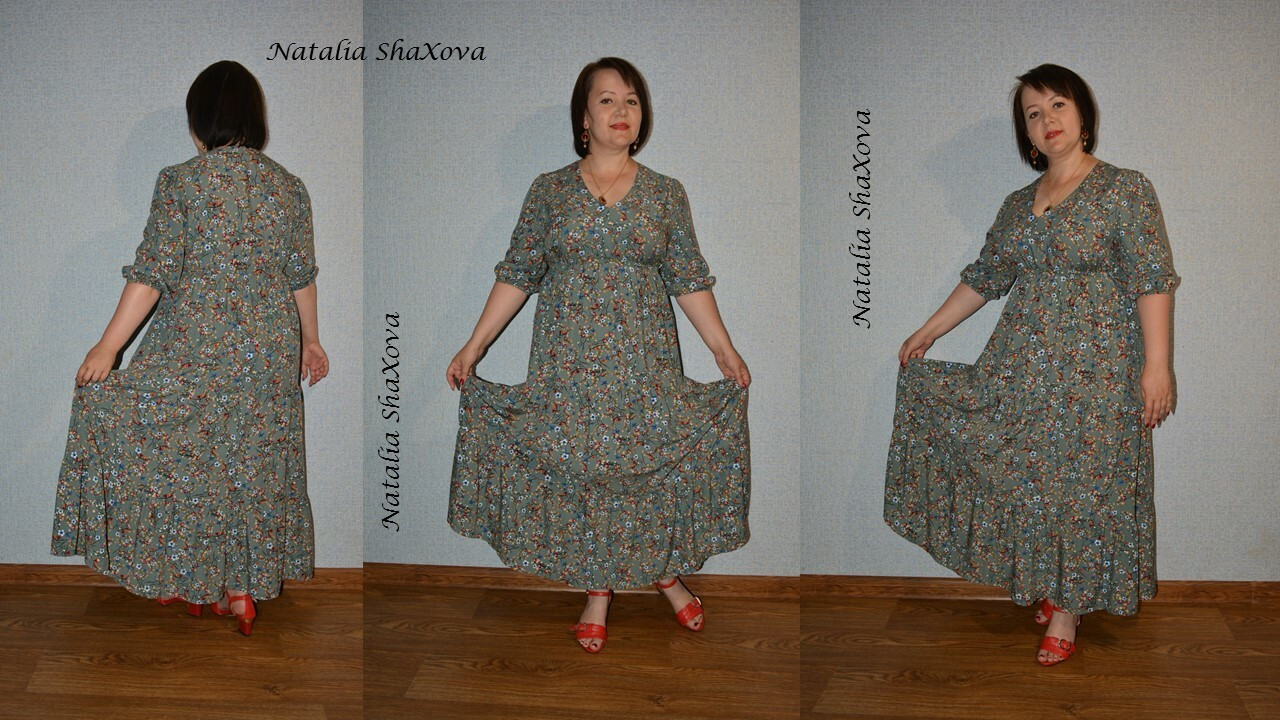 Платье «Цветочная поляна» от Наталья Шахова