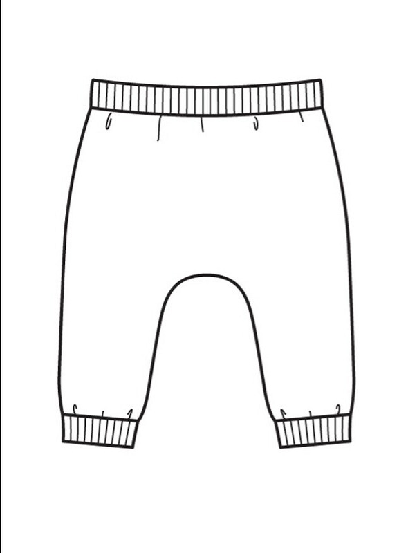 Супер простые штанишки для малыша от Oksana  Skrynnik 