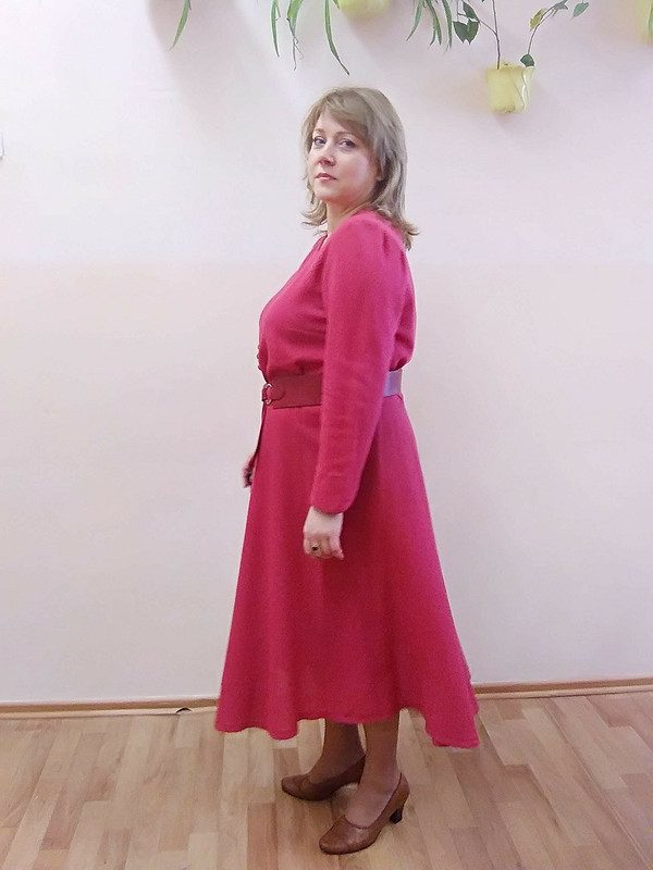 Ягодное платье от Helga33