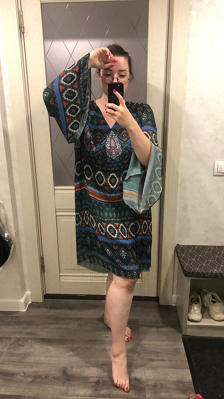 Блуза-платье Хиппи от Ксения Огнева
