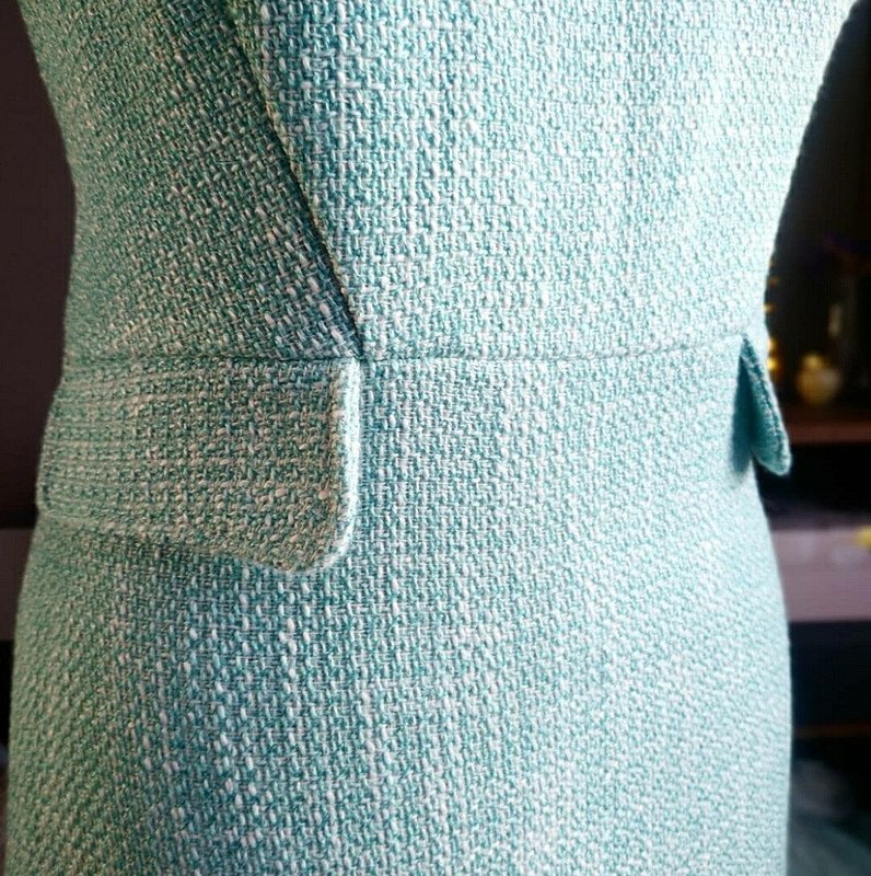Голубое платье от @aab.handmade