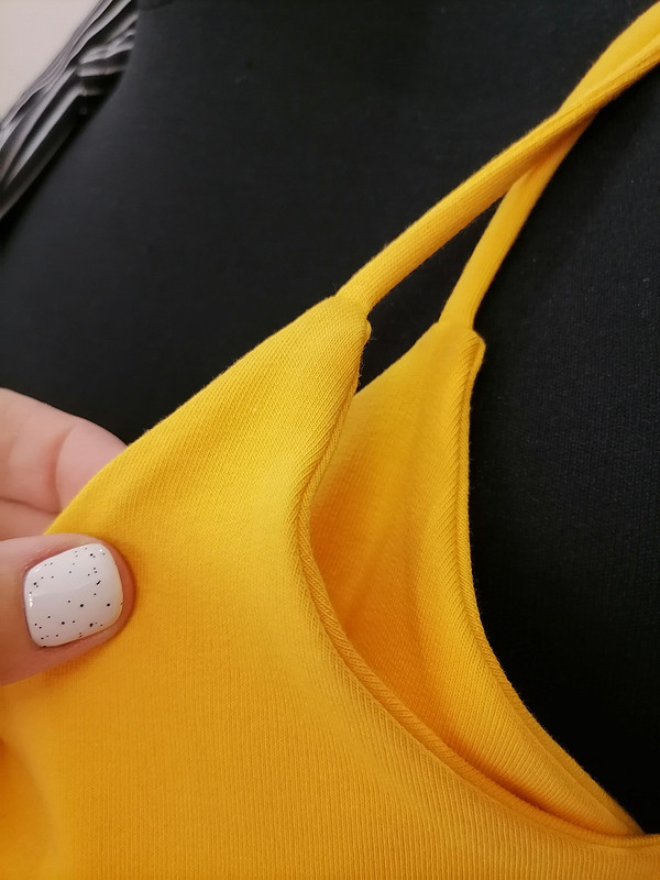 Блузка и брюки «Черно-белая полоска» и жёлтый топ от Лизаветка