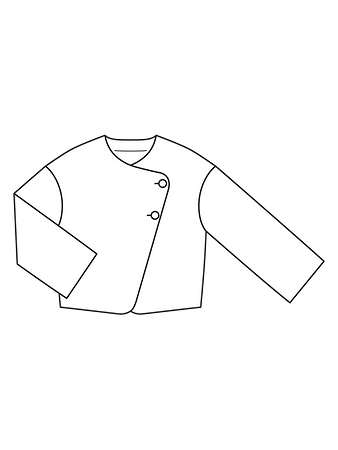 Технический рисунок куртки-жакета