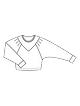 Пуловер со складками на рукавах №104