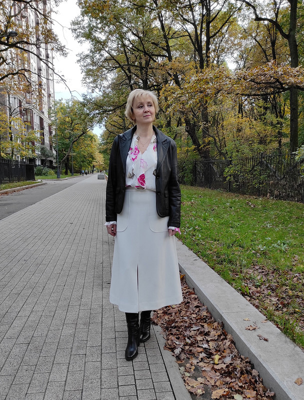 Опять юбка))) + блузка от Vikkilevit