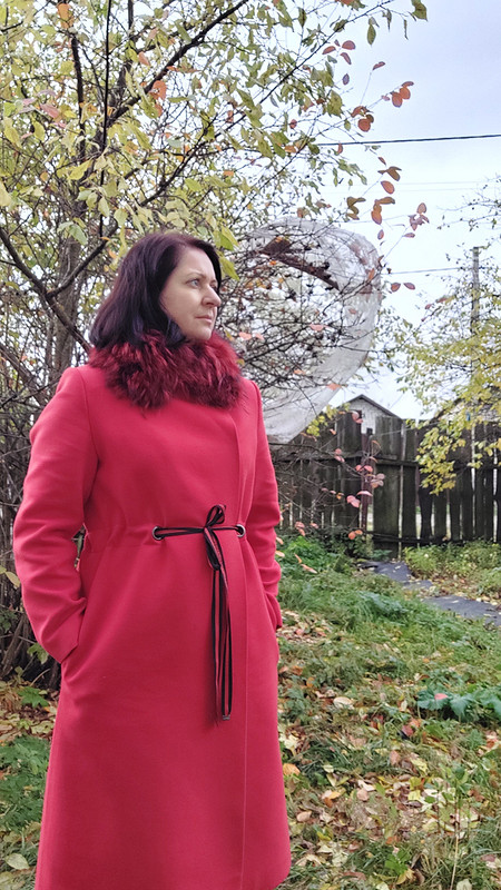 Красное пальто «Total RED» от Татьяна С