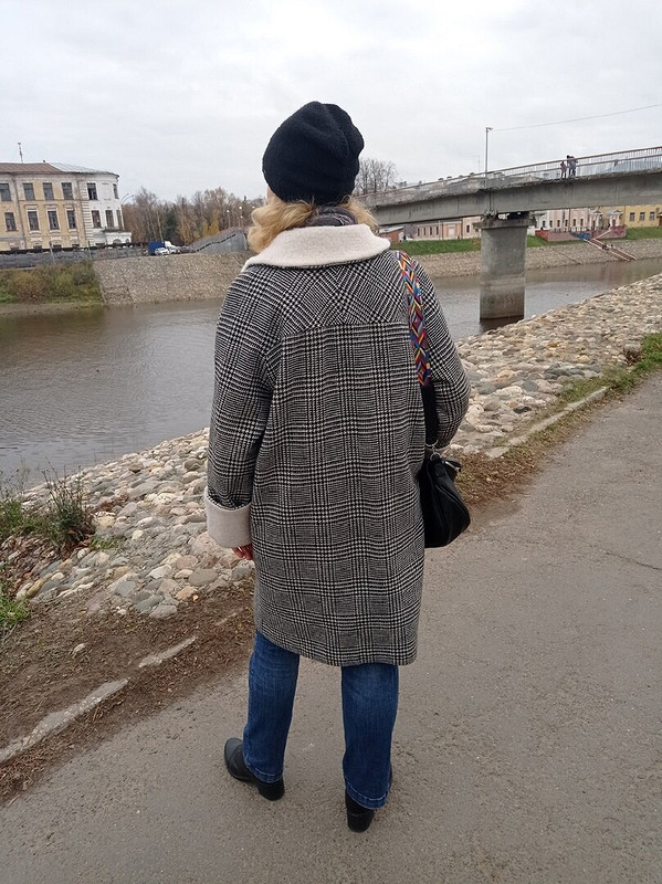 Пальто в клеточку от zelenaya