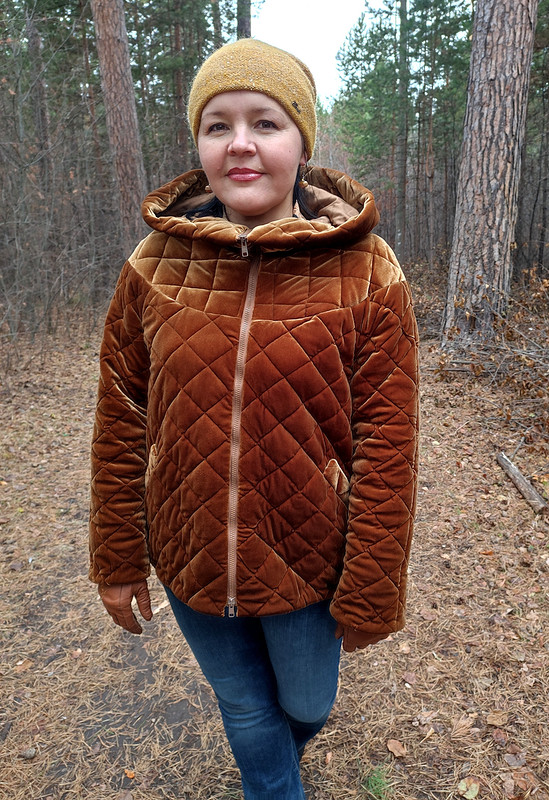 Куртка из бархатной стëжки от Любаева Светлана