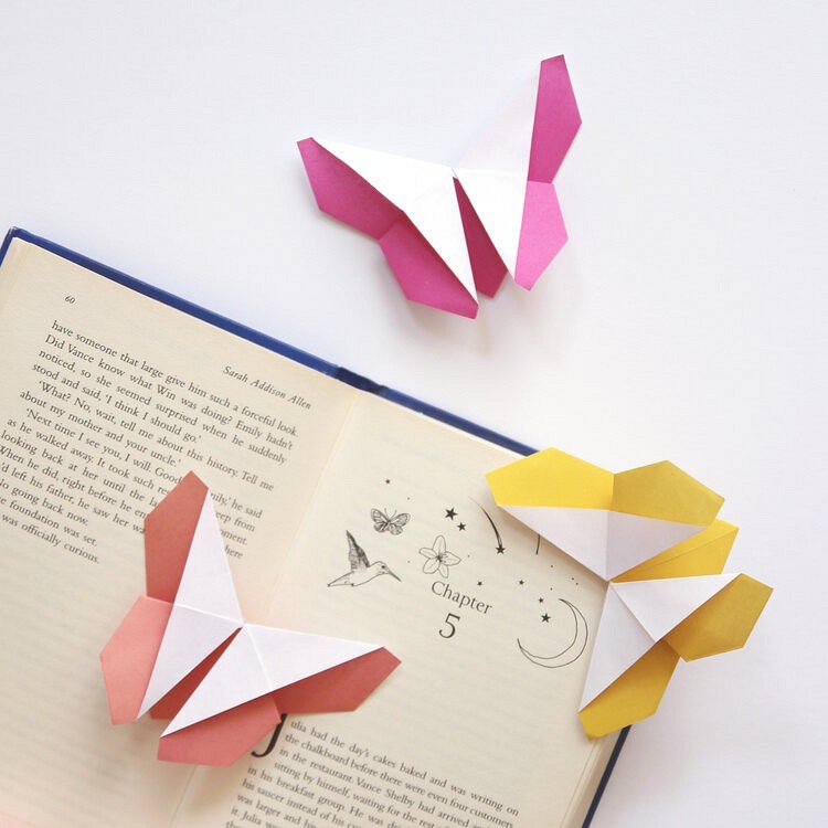 Как сделать бабочку из бумаги #оригами How to make a butterfly from paper #origami