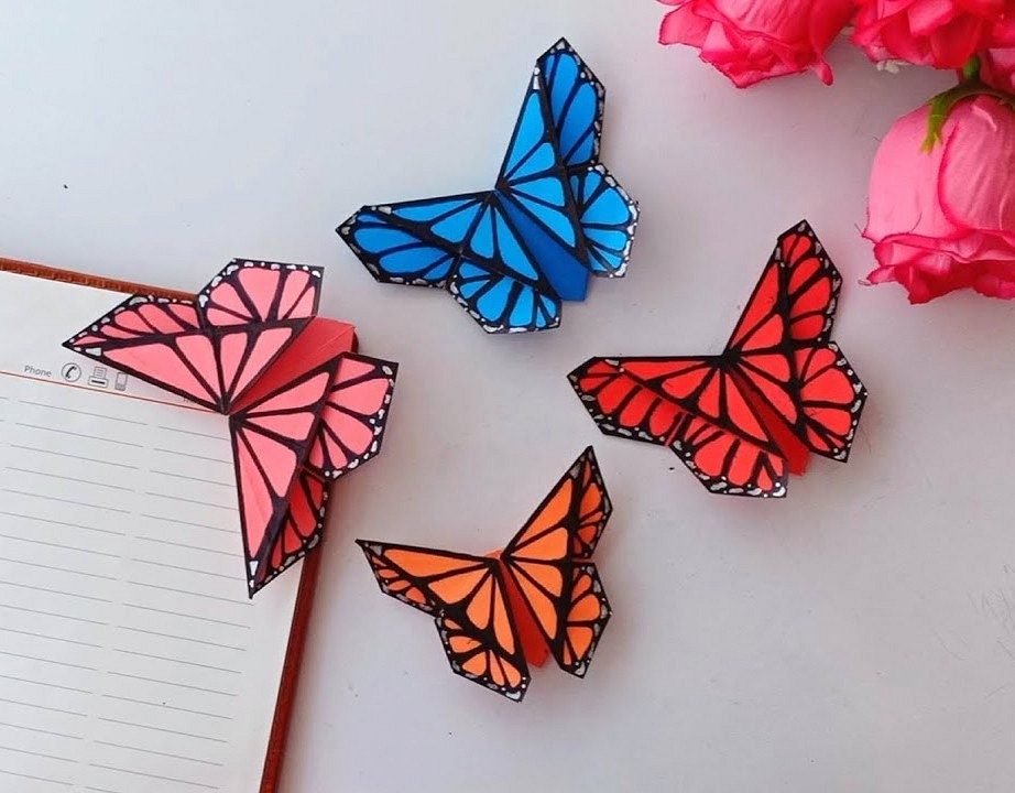1. Выбор и печать шаблонов для создания бабочек
