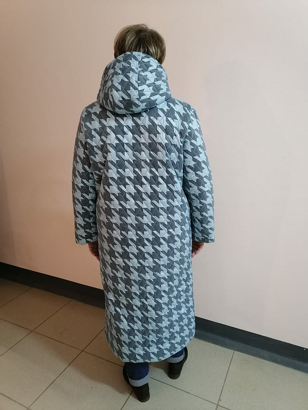 Пальто с капюшоном из готовой стёжки от Ирина ТТ