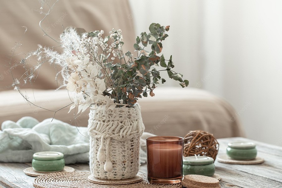Сухоцветы в интерьере: 9 интересных идей для вашего дома — BurdaStyle.ru