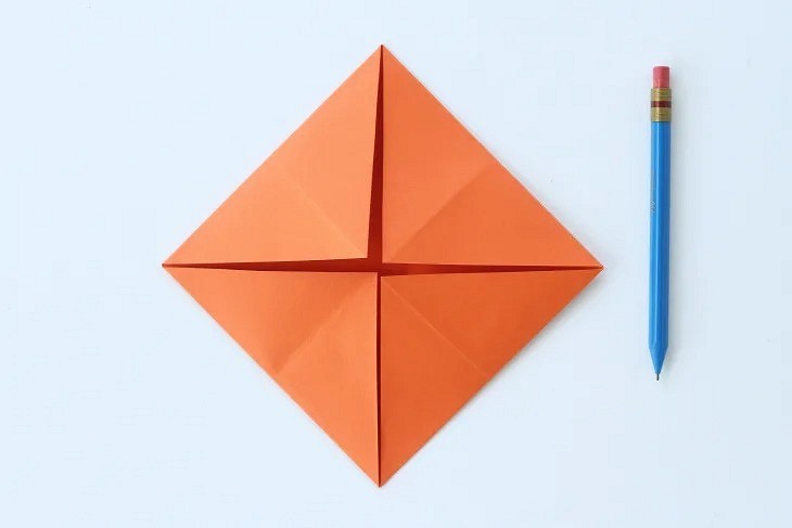 Легкая оригами гадалка со схемой