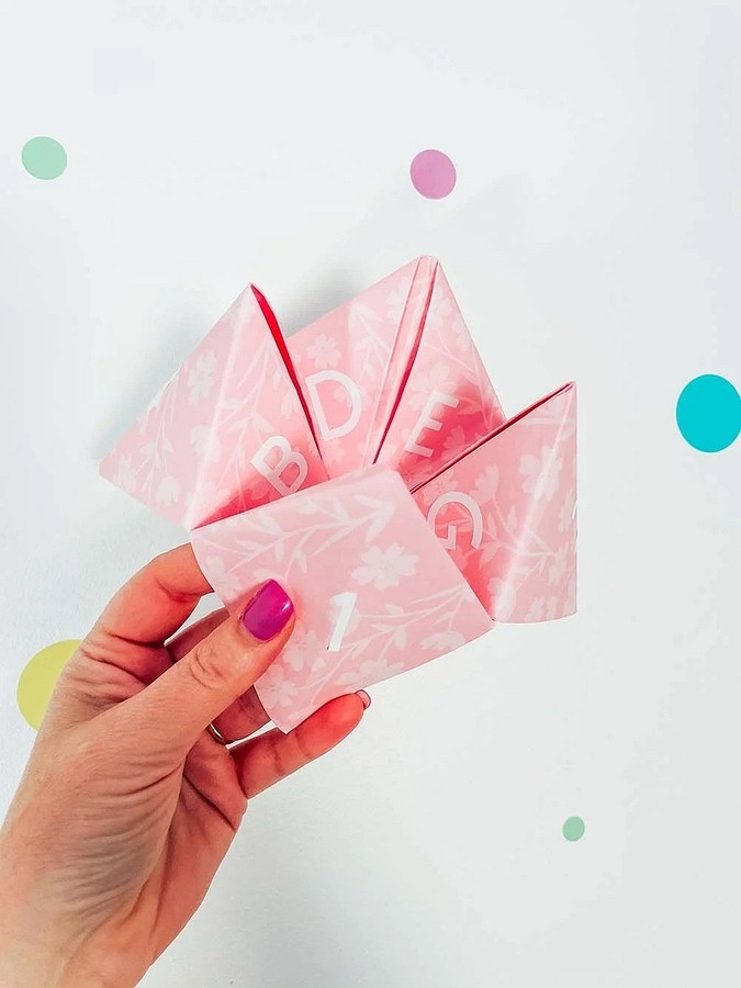 Оригами гадание на бумажке (44 фото)