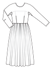 Нарядное платье из органзы