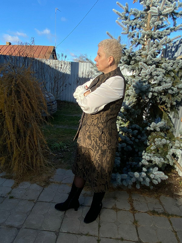 Комплект от Burda: юбка, жилет и пуловер от maksim19712
